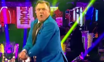 Ed Balls shows off his Gangnam style.