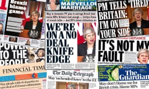 Front pages of the UK papers on Thursday 21 March 2019