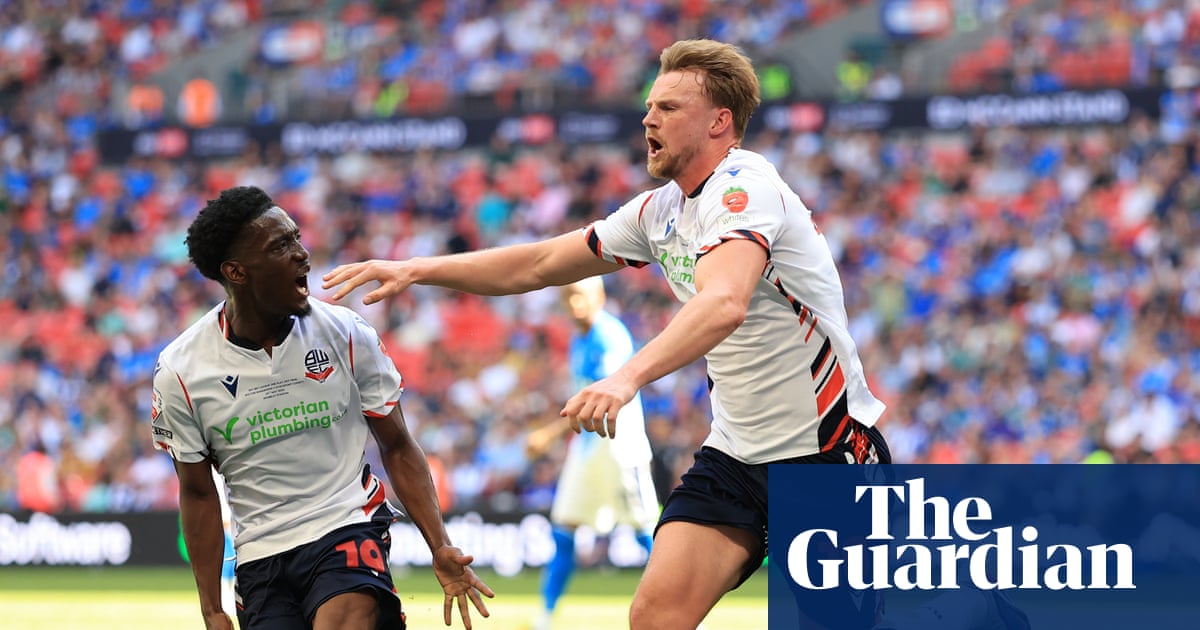 Bolton promoted to Championship after Rodrigues doubles up in win over Stockport