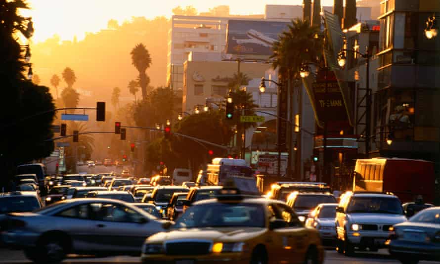 Rush hour in Los Angeles.