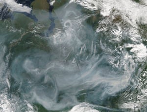 In mid-July 2016, satellites observed dense smoke over north-central Russia. Many of the fires appeared in the tundra-taiga intersection, where boreal forest gives way to low-lying vegetation and permafrost. The tundra is an important carbon sink, storing greenhouse gases in its soils. But the tundra is vulnerable to rising global temperatures, which dry out peat and turn it into prime kindling for wildfire. Fires in the far north, particularly in peatlands, produce huge quantities of carbon dioxide and methane, further fuelling global heating.