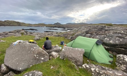 Wild camp at Ardnamurchan Point