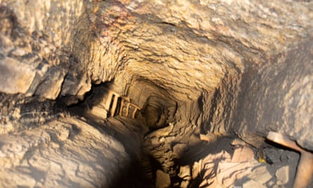 A mine shaft, Mach, Balochistan