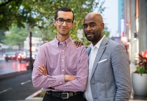 Mohammed Hassan Khalid, with Dr Muhammad Fraser-Rahim of Quilliam International.