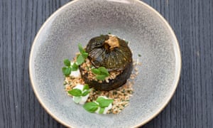 ‘Browned and burnished’: Provençal courgettes.