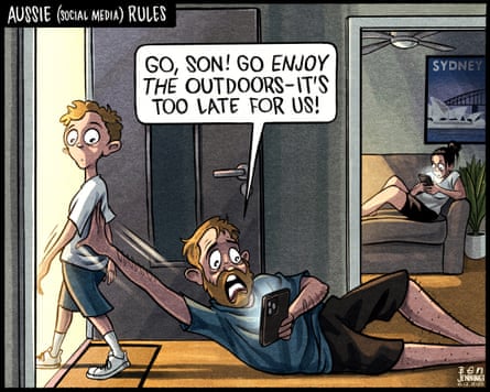 Ben Jennings on Australia’s social media ban