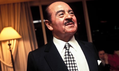 Adnan Khashoggi at his home in New York. He was the model for The Pirate, Harold Robbins’ 1974 bestseller, though he was a rather less glamorous figure than the fictional Baydr al Fay.