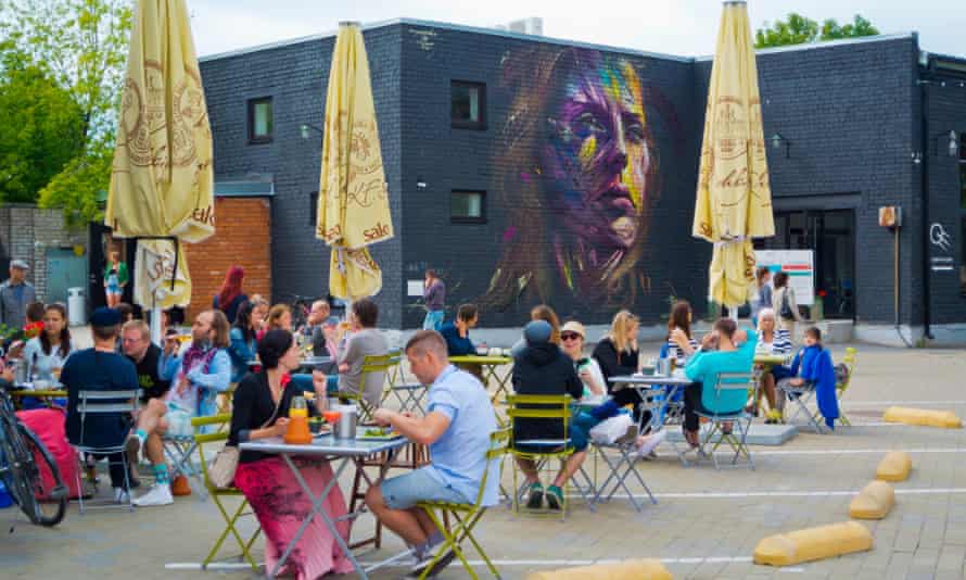 A restaurant in Telliskivi.