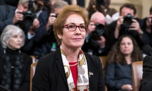 Marie Yovanovitch arriving to testify in the House impeachment inquiry in November.