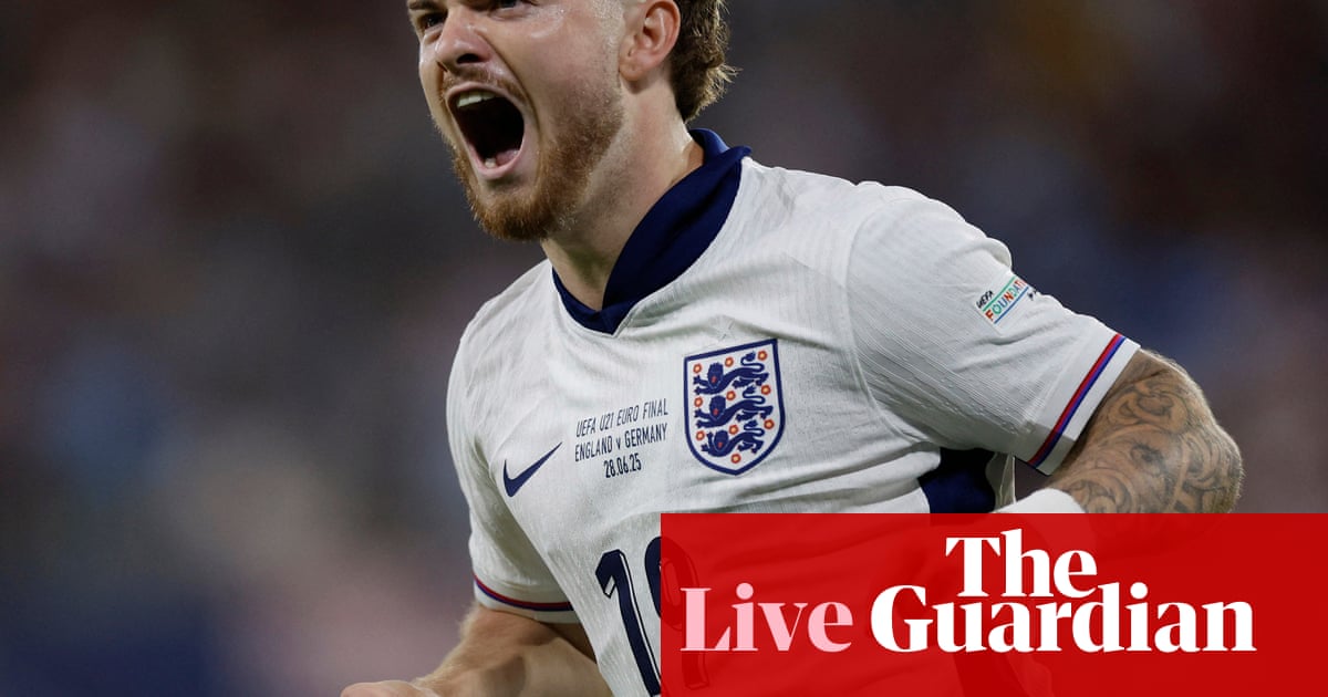 England v Germany: European Under-21 men's final live
