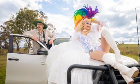 Weliton Menario Costa and drag artist Faux Née Phish, who performed in Kangaroo Time.