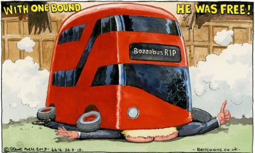 London's 'Boris bus' reaches end of road as Sadiq Khan halts purchases |  TfL | The Guardian
