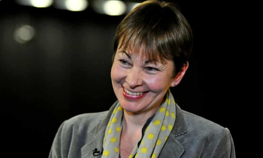 Caroline Lucas speaks after being re-elected to Brighton Pavilion