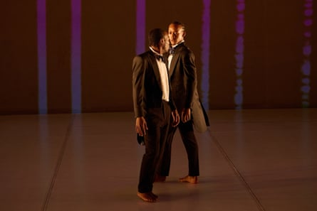 Aphiwe Dike acts the part and Tumelo Lekana dances in Dada Masilo’s Hamlet