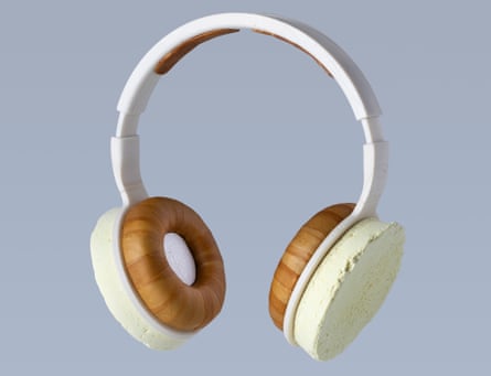 Aivan Korvaa headphones, grown from fungus and yeast.