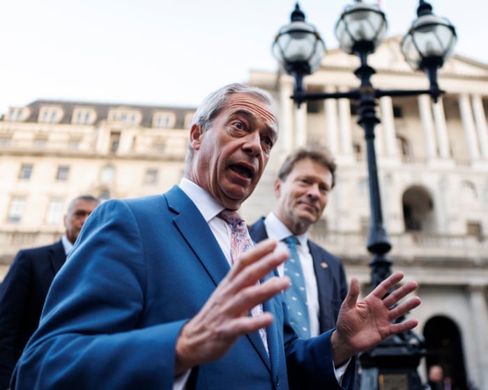 Farage steps up calls for Bank of England to halt bond sales