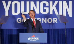 Republican Glenn Youngkin holds election night event