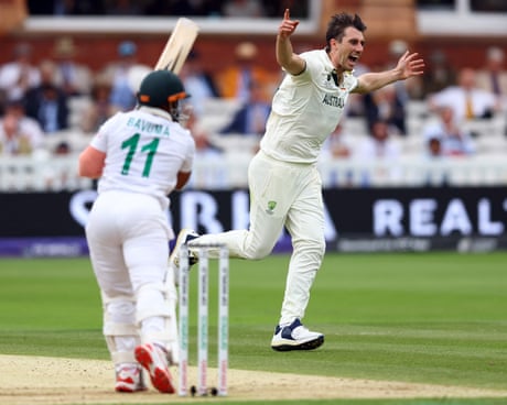 South Africa v Australia: World Test Championship final cricket, day two – live