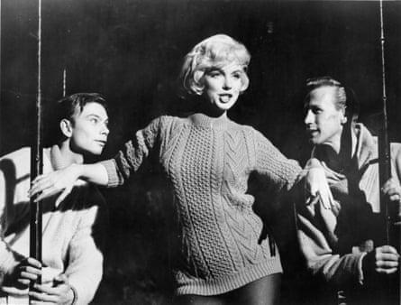 Get your sweater on ... Marilyn Monroe in the film Let’s Make Love.