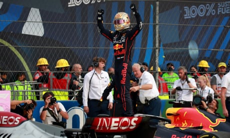 Red Bull's Max Verstappen celebrates victory in Mexico City