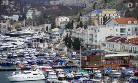 The town of Balaklava, Sevastopol on the Crimean peninsula.