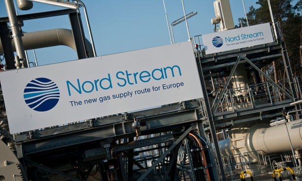 The Nord Stream 1 pipeline terminal in Lubmin, Germany.