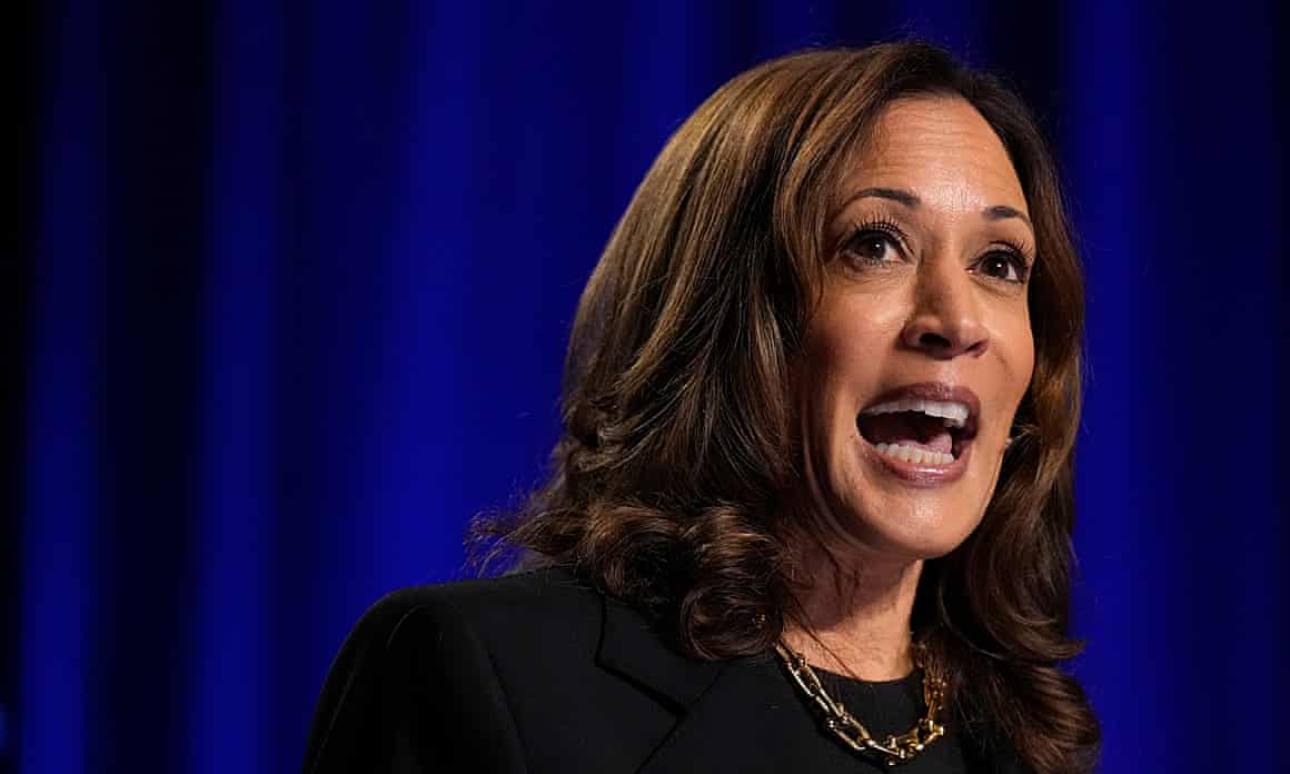 Kamala Harris talking