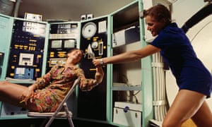 Peggy Lucas with team leader Dr Sylvia Earle