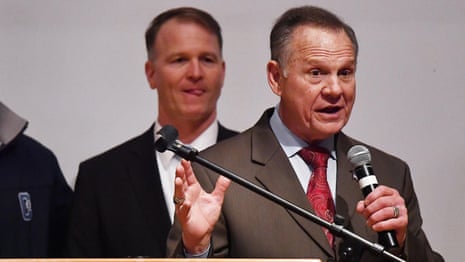 'It's not over': Roy Moore refuses to concede in Alabama Senate race – video 