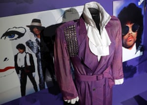 One of Prince’s purple trenches, as seen in My Name is Prince.