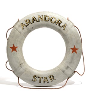 Life ring with Arandora Star logo