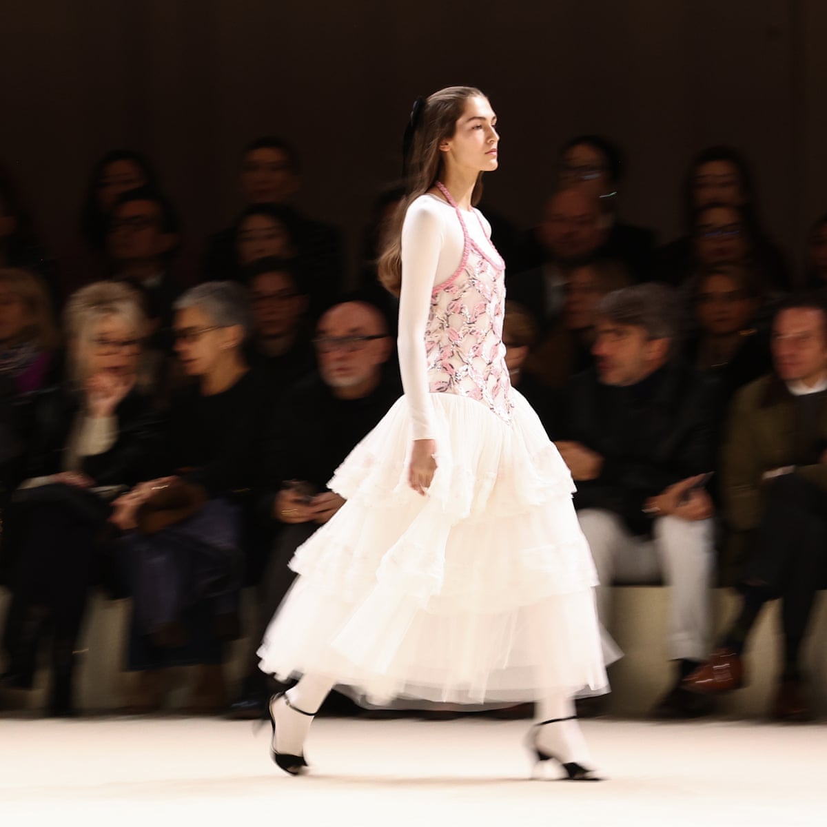 Tutu skirt takes centre stage in Paris as Chanel channels ballet trend | Chanel | The Guardian Tutu skirt takes centre stage in Paris as Chanel channels ballet trend | Chanel | The Guardian