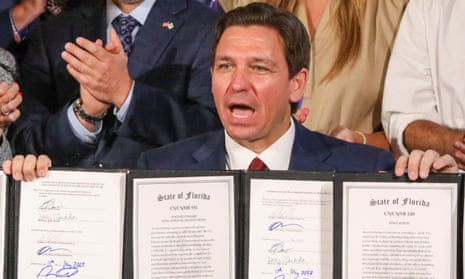 DeSantis recently banned state funding of diversity, equity and inclusion programmes.