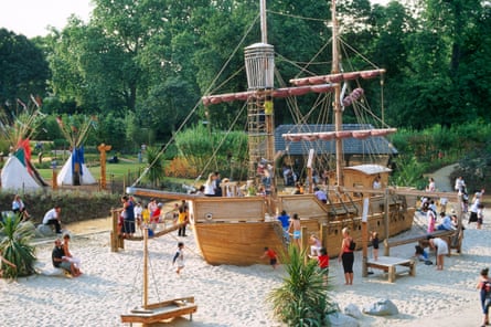 Fit for a princess … teepees and a pirate ship in Diana’s memorial playground.