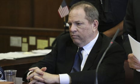 Harvey Weinstein at his arraingment in court in New York in July.