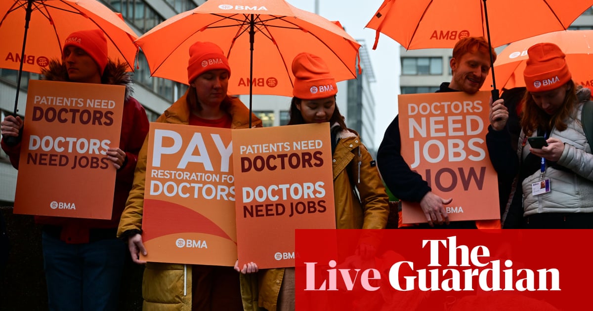 Streeting urges resident doctors to ignore ‘fantasy’ pay demand from BMA – UK politics live