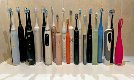 A line of electric toothbrushes