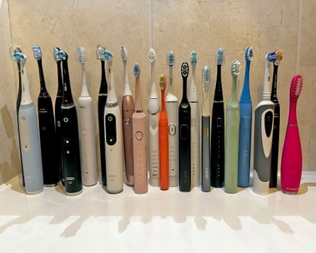 A line of electric toothbrushes