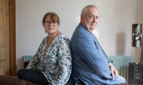 Harriet Sherwood and Alaric Bamping, who were in a relationship when they were students 40 years ago. 