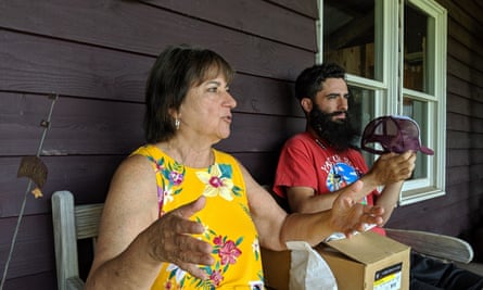 Jeryl Abramson, here with her son Zack, plans to host an event called The Reunion which, she says, is a truer invocation of the Woodstock spirit.