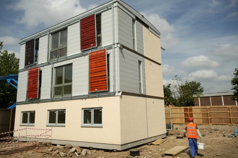 A modular ROK house, which arrives onsite prefabricated and can be erected in three days.