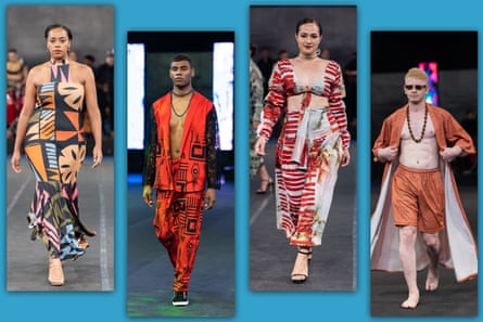 Models at Fiji Fashion Week