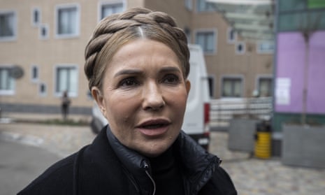 Yulia Tymoshenko in Kyiv in early March