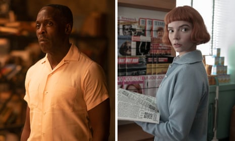 Shut out … Michael K Williams in Lovecraft Country and Anya Taylor-Joy in The Queen's Gambit, who both failed to win. 