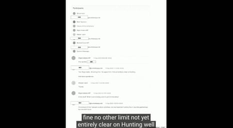 WhatsApp exchanges