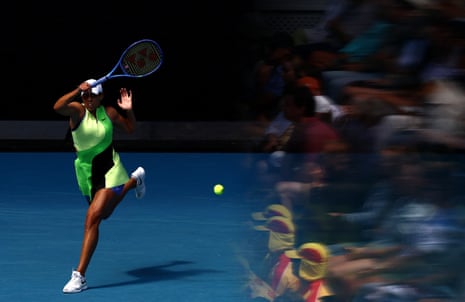 Madison Keys leads the way on a sweltering day at Melbourne Park.