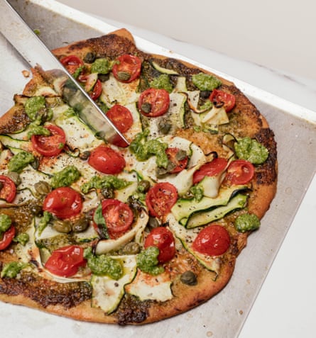 Flat zucchini from a simple fancy cookbook