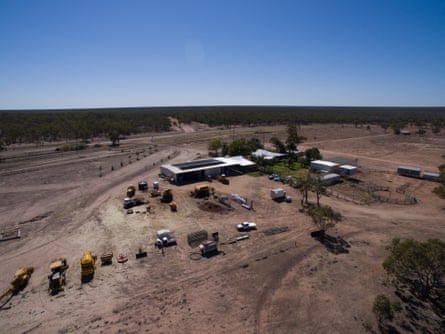 Sommariva station, a cattle and olive business outside Charleville, Queensland.