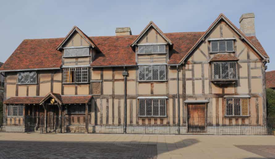 William Shakespeare’s birthplace in Henley Street, Stratford-upon-Avon.