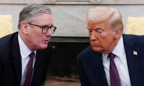 Keir Starmer meets Donald Trump at the White House in February